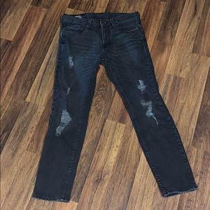 Men’s Hollister distressed skinny jeans
